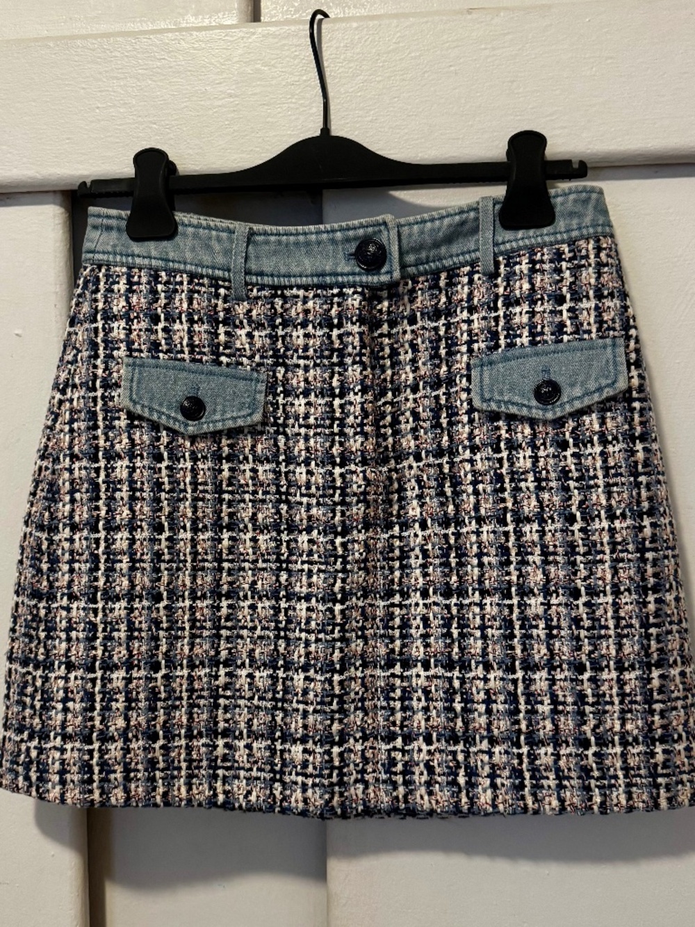 Morgan tweed skirt